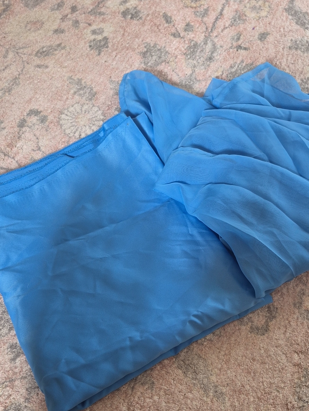 Blue Fabric -2 Pieces